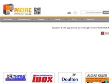 Tablet Screenshot of pacificfrance.com